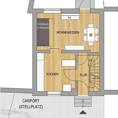 Renoviertes Monteurhaus In Fuer 6 Personen! *